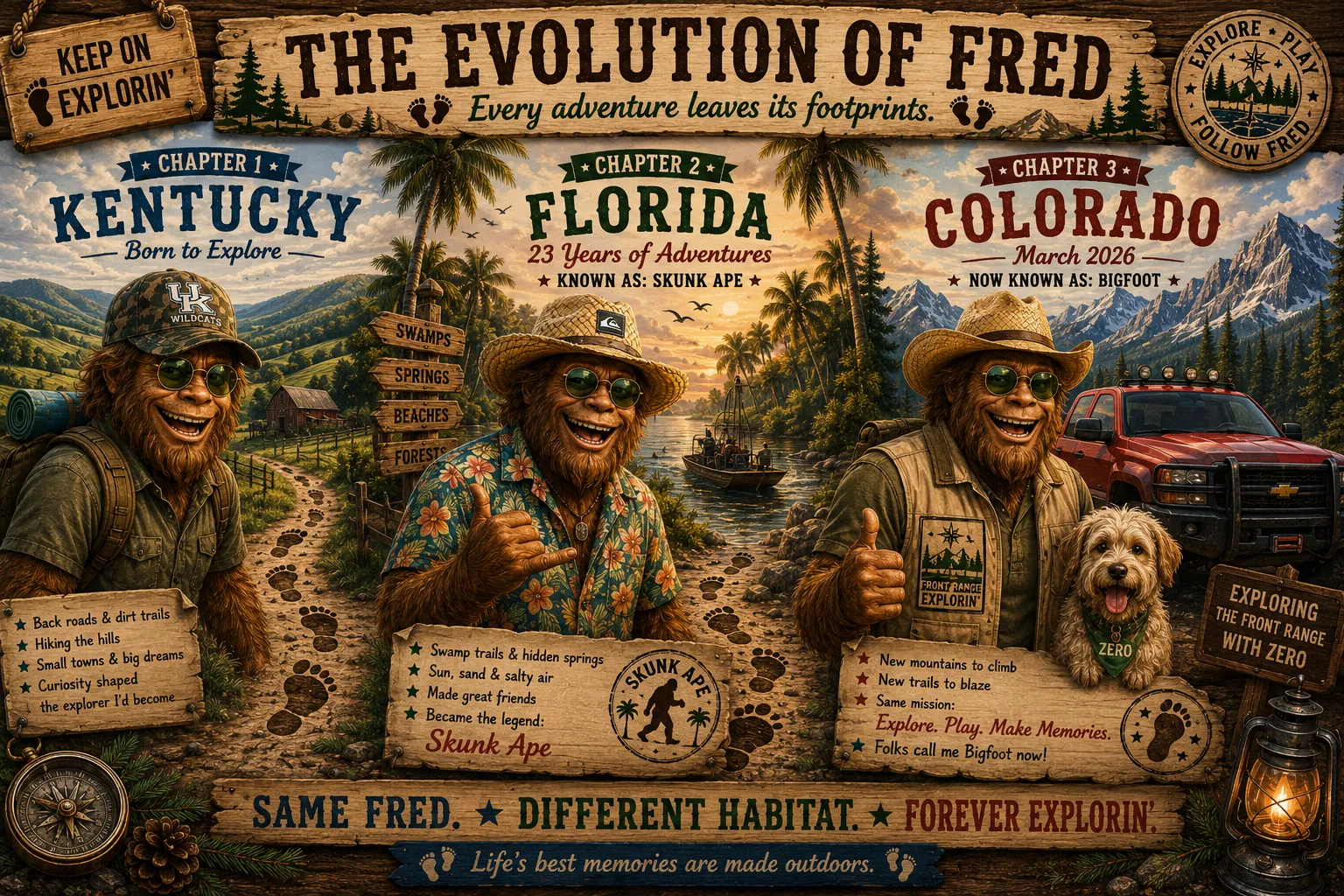 The evolution of Fred — Front Range Explorin’