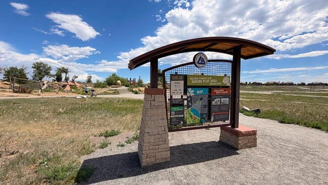 McKay Lake Park and Open Lands entrance sign in Broomfield, Colorado
