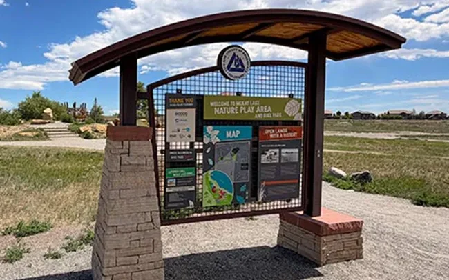 McKay Lake Park and Open Lands sign