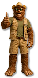 Fred with his thumb up