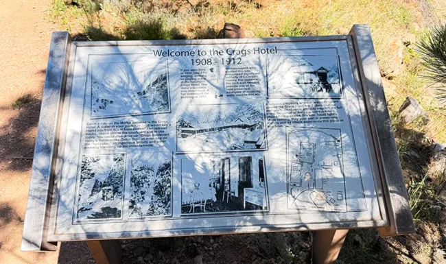 Eldorado Canyon State Park: Rattlesnake Gulch: Crags Hotel Ruins