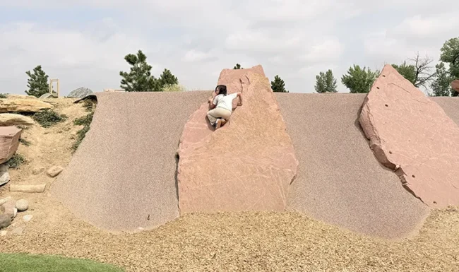 McKay Lake Park and Open Lands Natural playground rock climbing