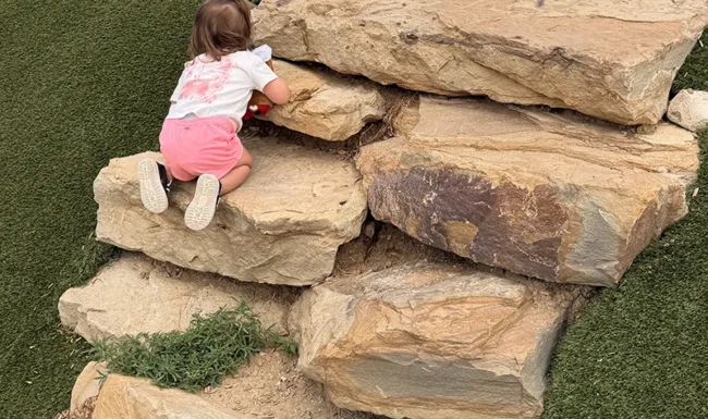 McKay Lake Park and Open Lands Natural playground rock climbing