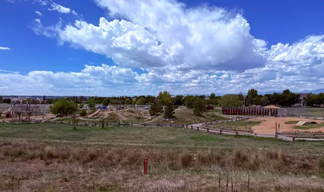 McKay Lake Park and Open Lands open space view of playground