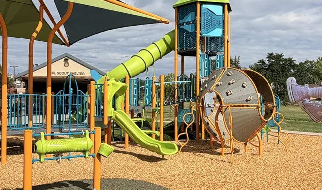 Midway Park, Broomfield: sensory playground