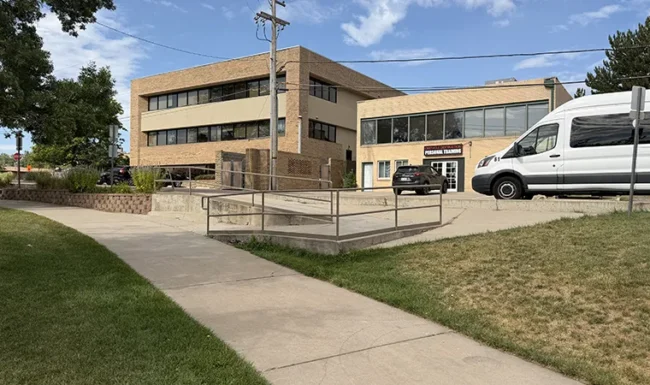 Midway Park, Broomfield: Handicap access ramp