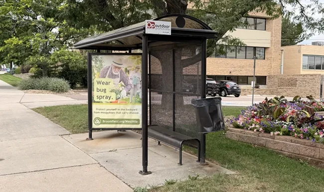 Midway Park, Broomfield: Bus stop