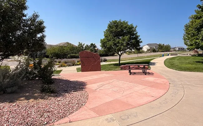 Reminders of The Past Monument & Picnic Table