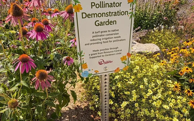 Pollinator Demonstration Garden Sign