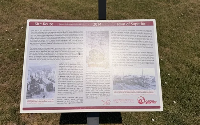 History of Kite Route: Denver to Boulder