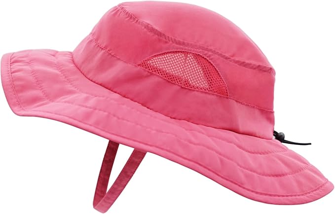 Kid's pink sun hat