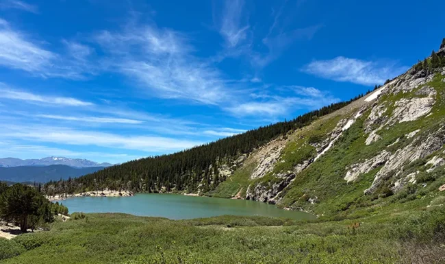 St. Mary’s Lake with sweeping views of the Rocky Mountains.