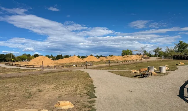 Teen and adult bike park at McKay Lake Park and Open Lands in Broomfield, Colorado