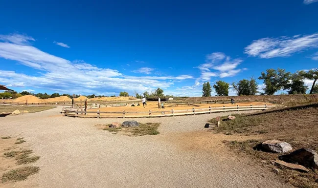 Kids’ bike park at McKay Lake Park and Open Lands in Broomfield, Colorado