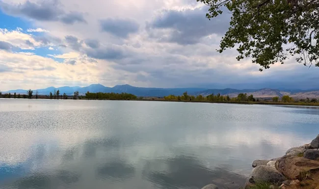 Coot Lake with Front Range mountain views